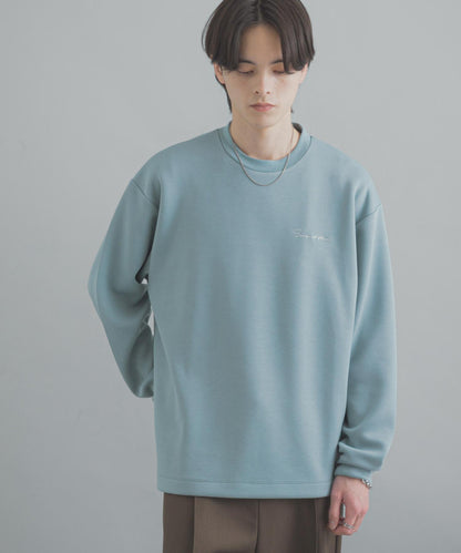 部分色 刺繡加厚長袖T恤