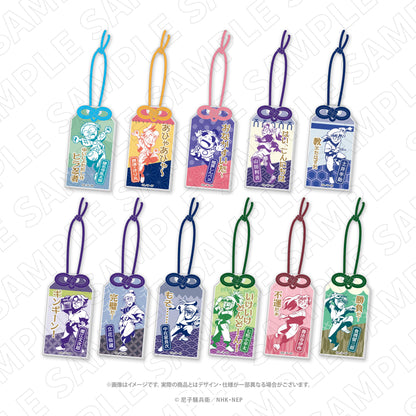 《忍者亂太郎》護身符風格燙金亞克力掛件（豬名寺亂太郎）