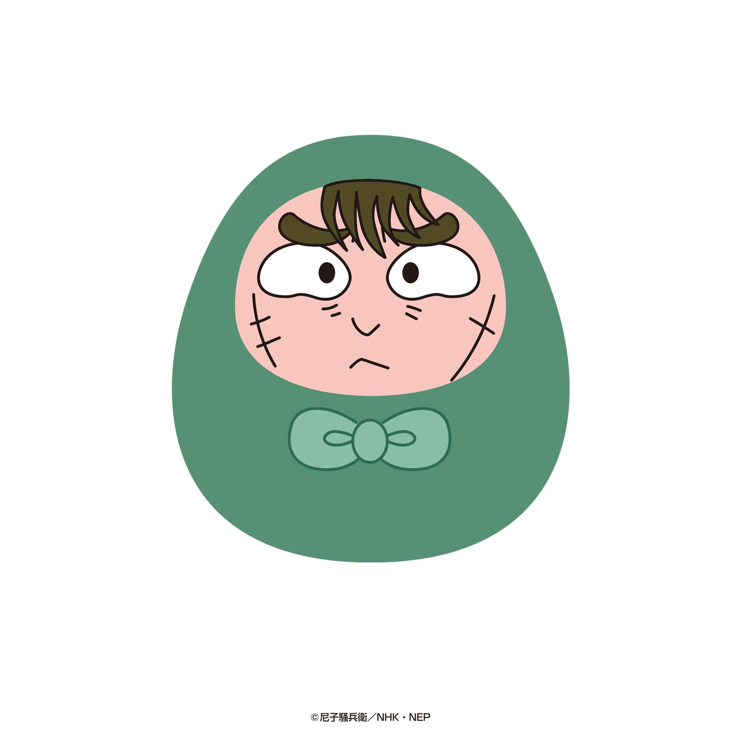 《忍者亂太郎》 ころころ不倒翁掛件（中在家長次）