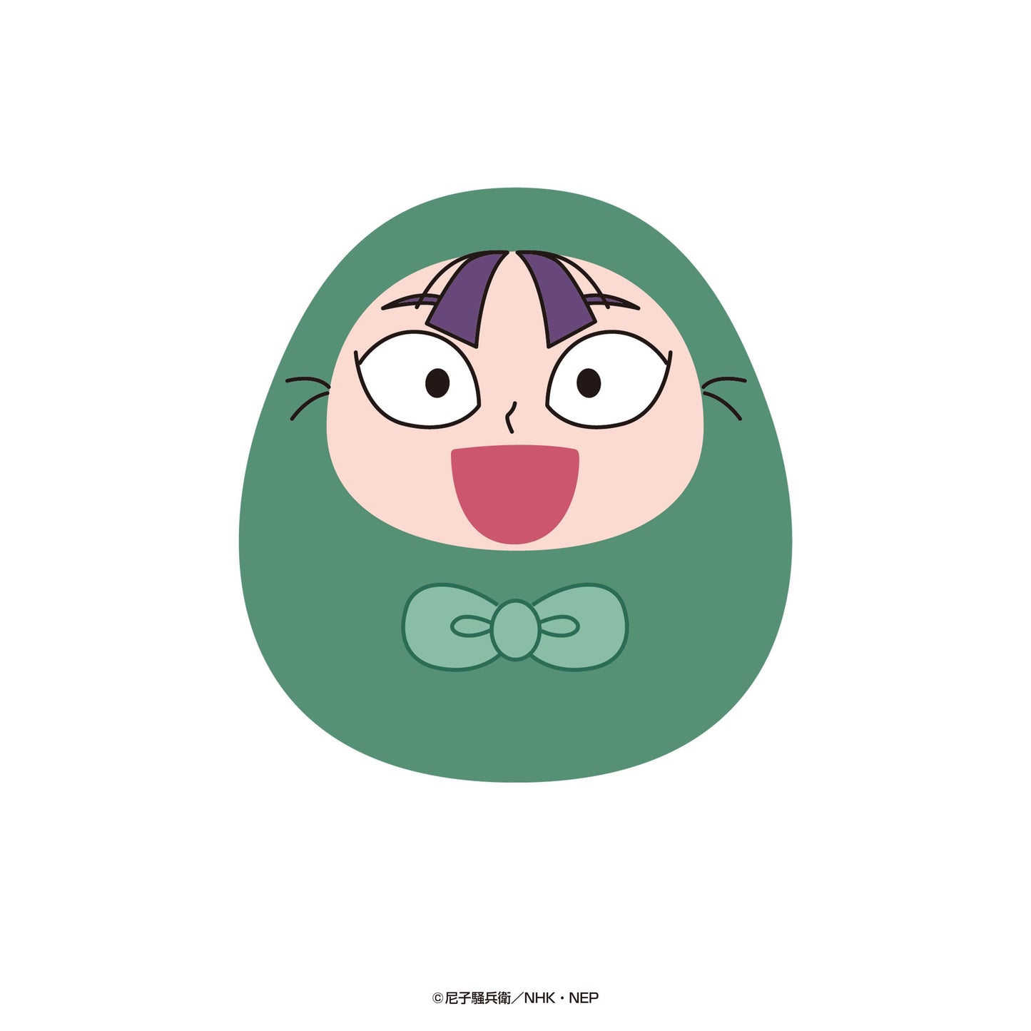 《忍者亂太郎》 ころころ不倒翁掛件（立花仙藏）