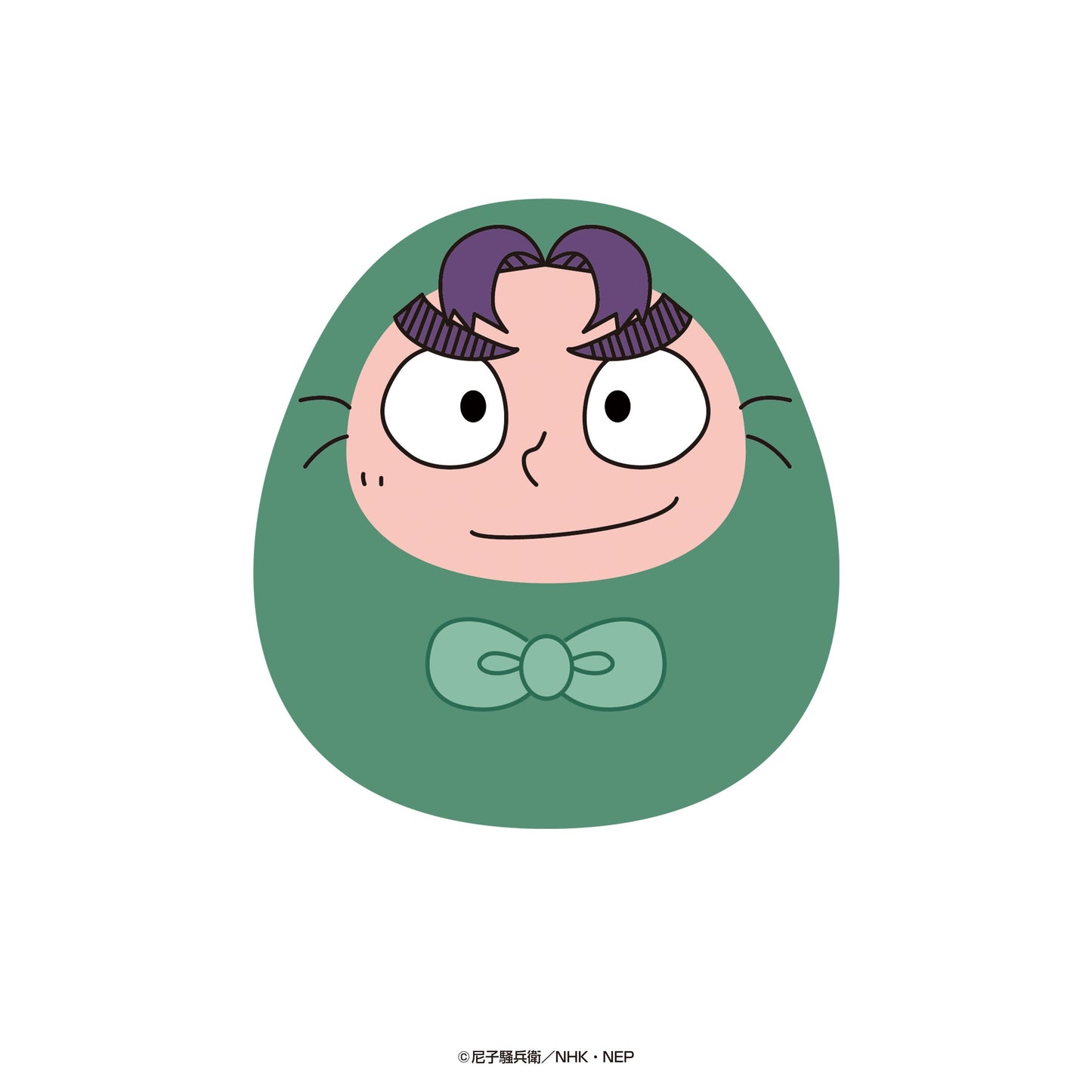 《忍者亂太郎》 ころころ不倒翁掛件（潮江文次郎）