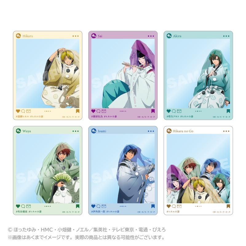 《棋魂》水乾ver. 交易SNS風格透明卡片 水乾ver. 【BOX／6個裝】