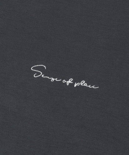 部分色 刺繡加厚長袖T恤