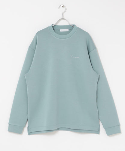 部分色 刺繡加厚長袖T恤