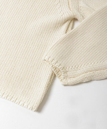 棉質低密度針織短款開衫