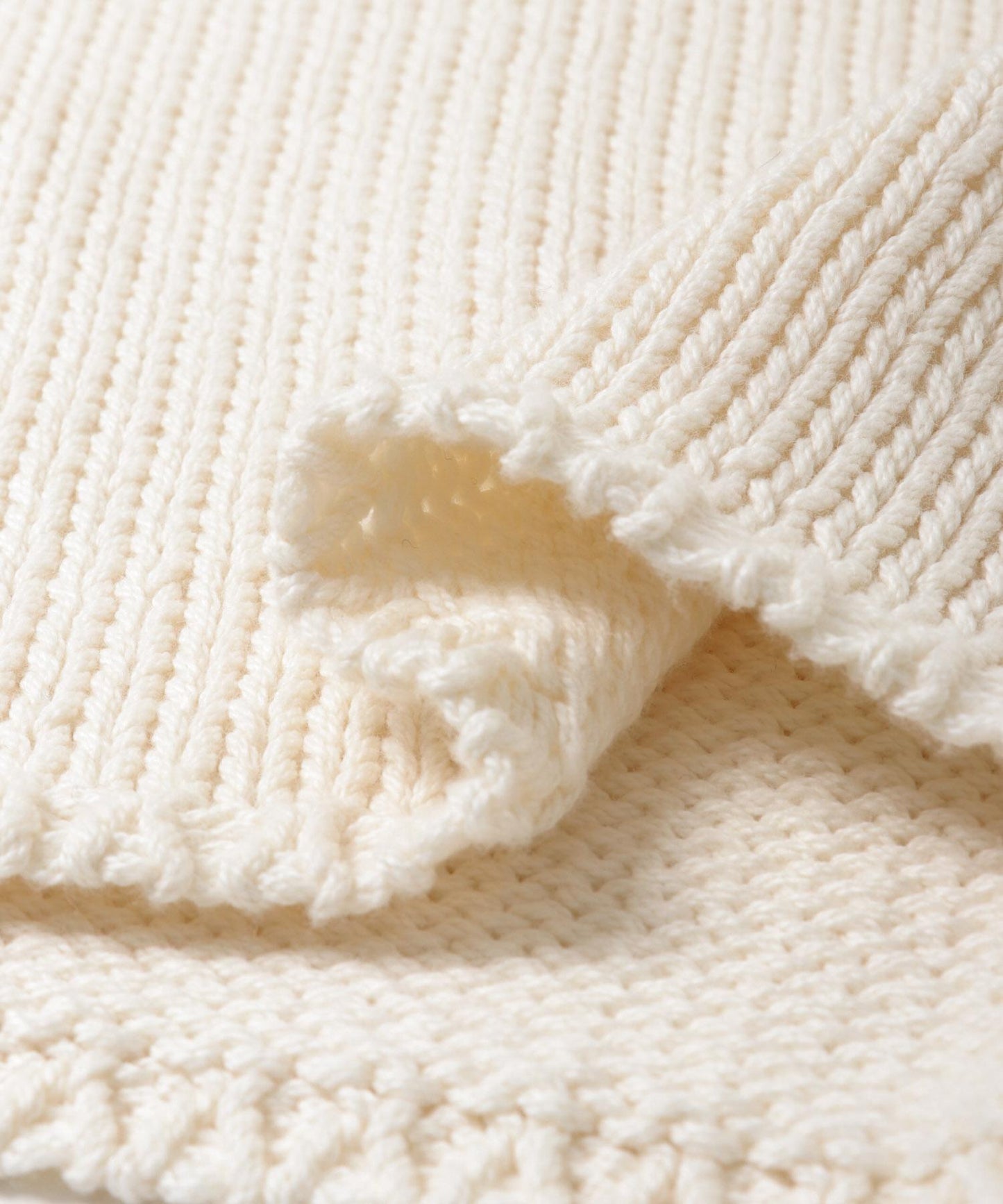 棉質低密度針織短款開衫