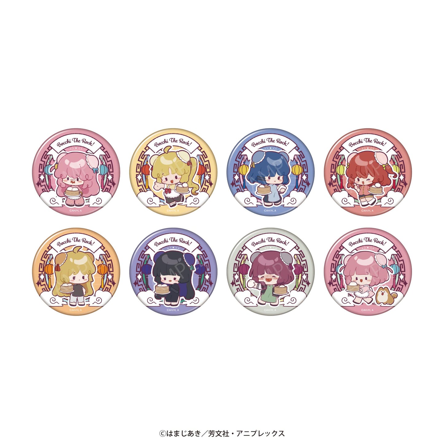 《孤獨搖滾!》隨機徽章【全套BOX／8個裝】