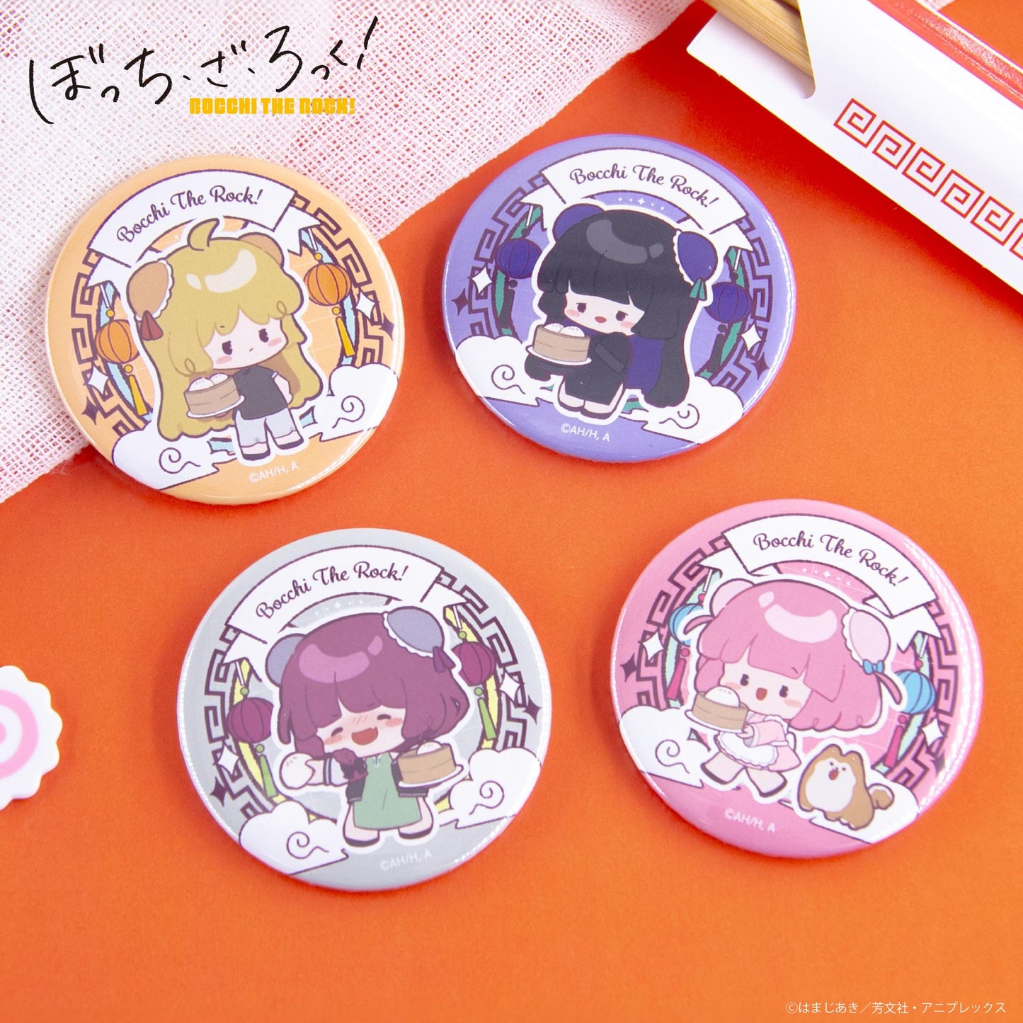 《孤獨搖滾!》隨機徽章【全套BOX／8個裝】