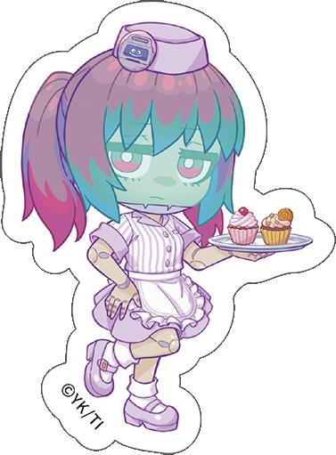 銀河特急 Milky☆Subway_異形剪裁貼紙／瑪奇娜