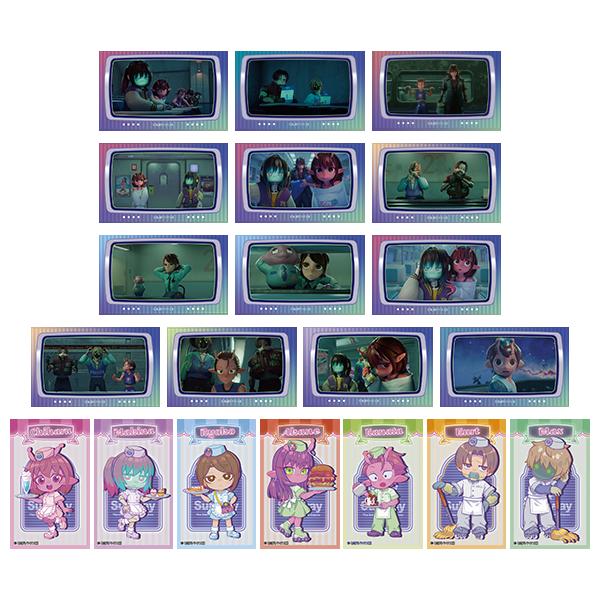 銀河特急 Milky☆Subway_透明卡片收藏／共20種 【BOX／10包入】