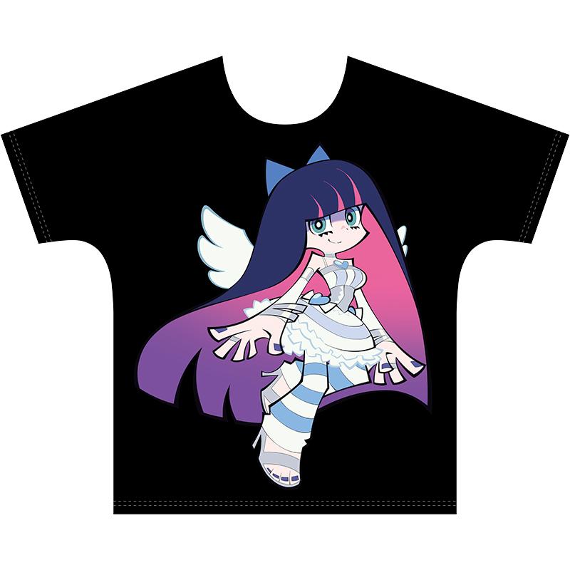 New PANTY ＆ STOCKING with GARTERBELT 全幅印花T恤／斯托金