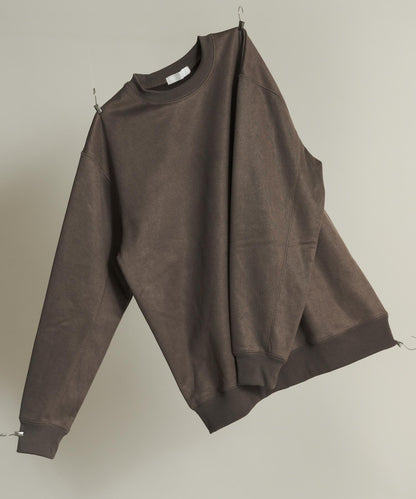 仿麂皮圓領衛衣