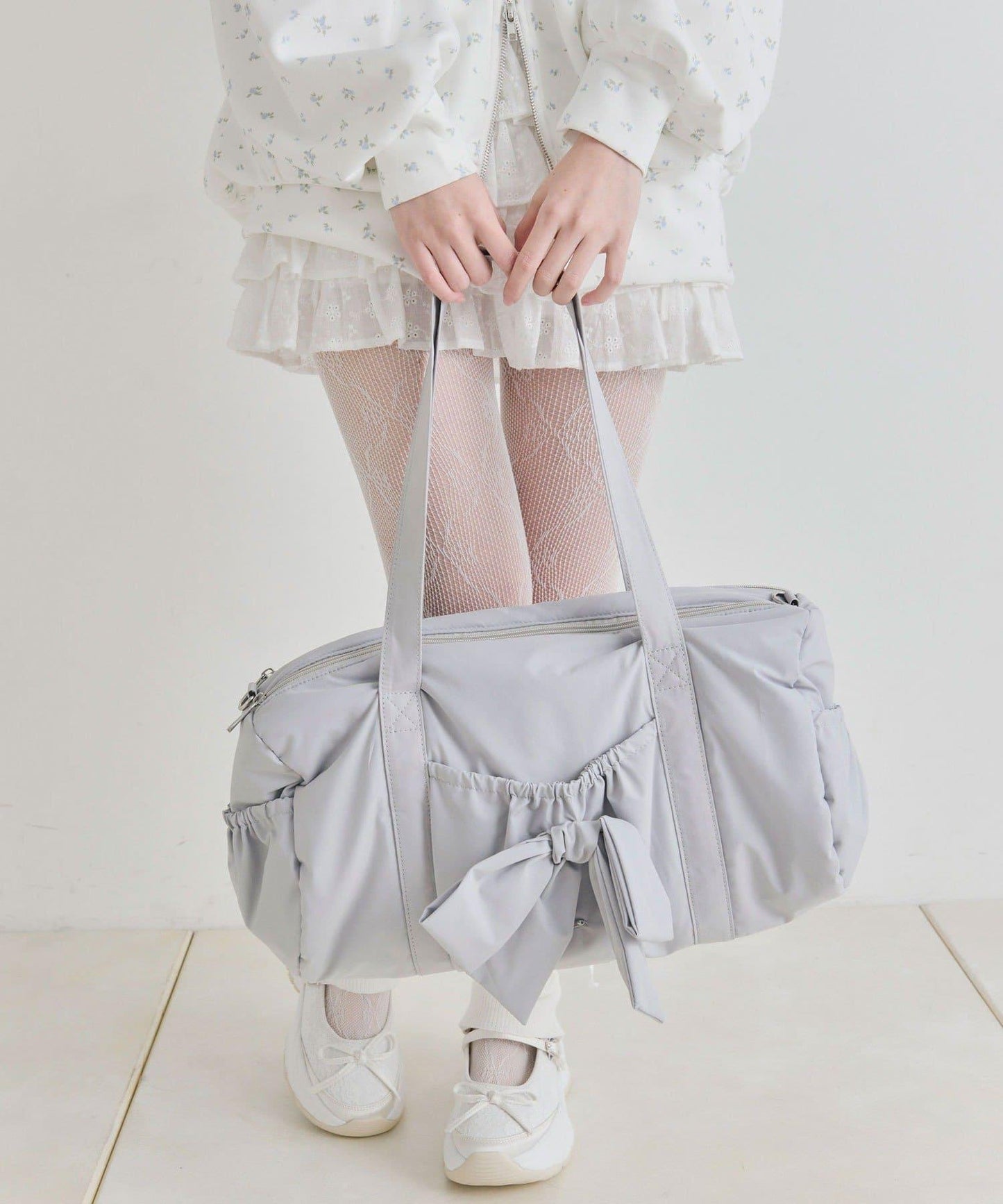 大蝴蝶結可摺疊波士頓包