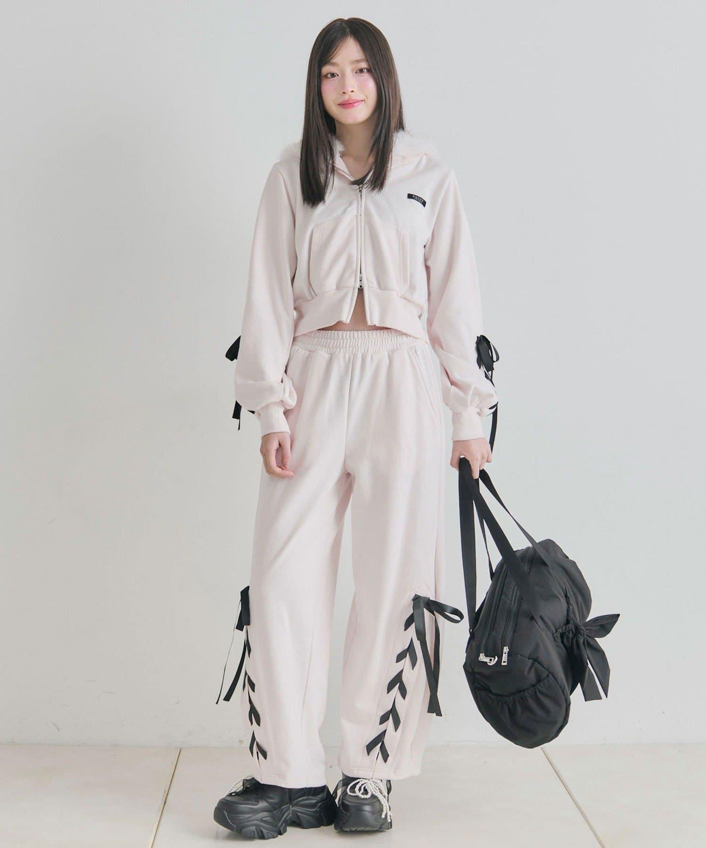 大蝴蝶結可摺疊波士頓包