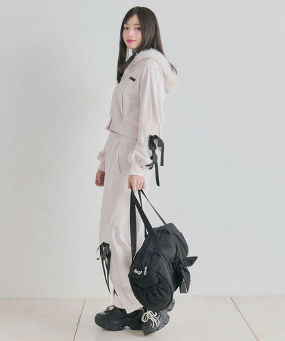 大蝴蝶結可摺疊波士頓包