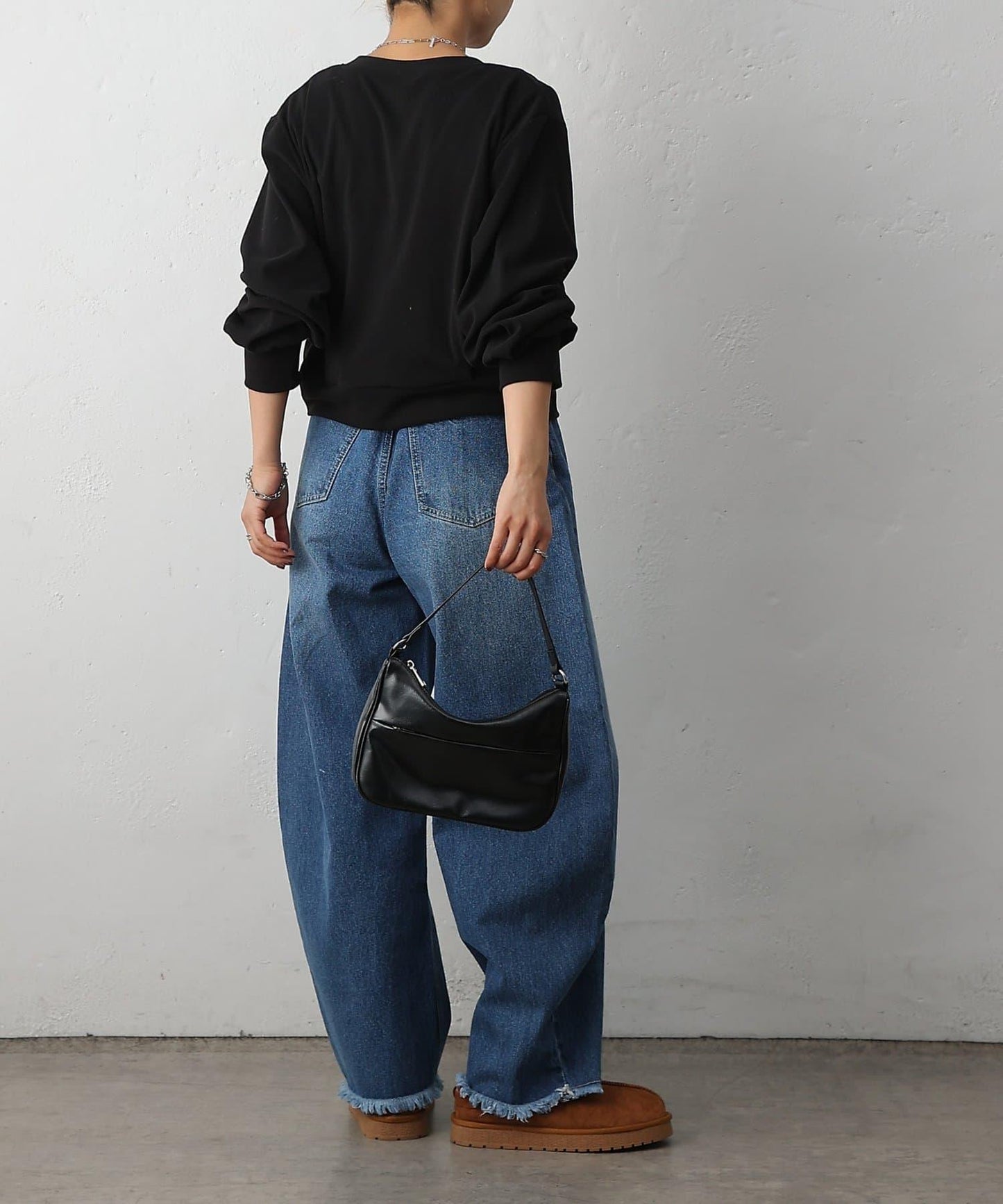 【復刻】弧形牛仔褲