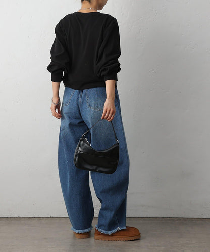 【復刻】弧形牛仔褲