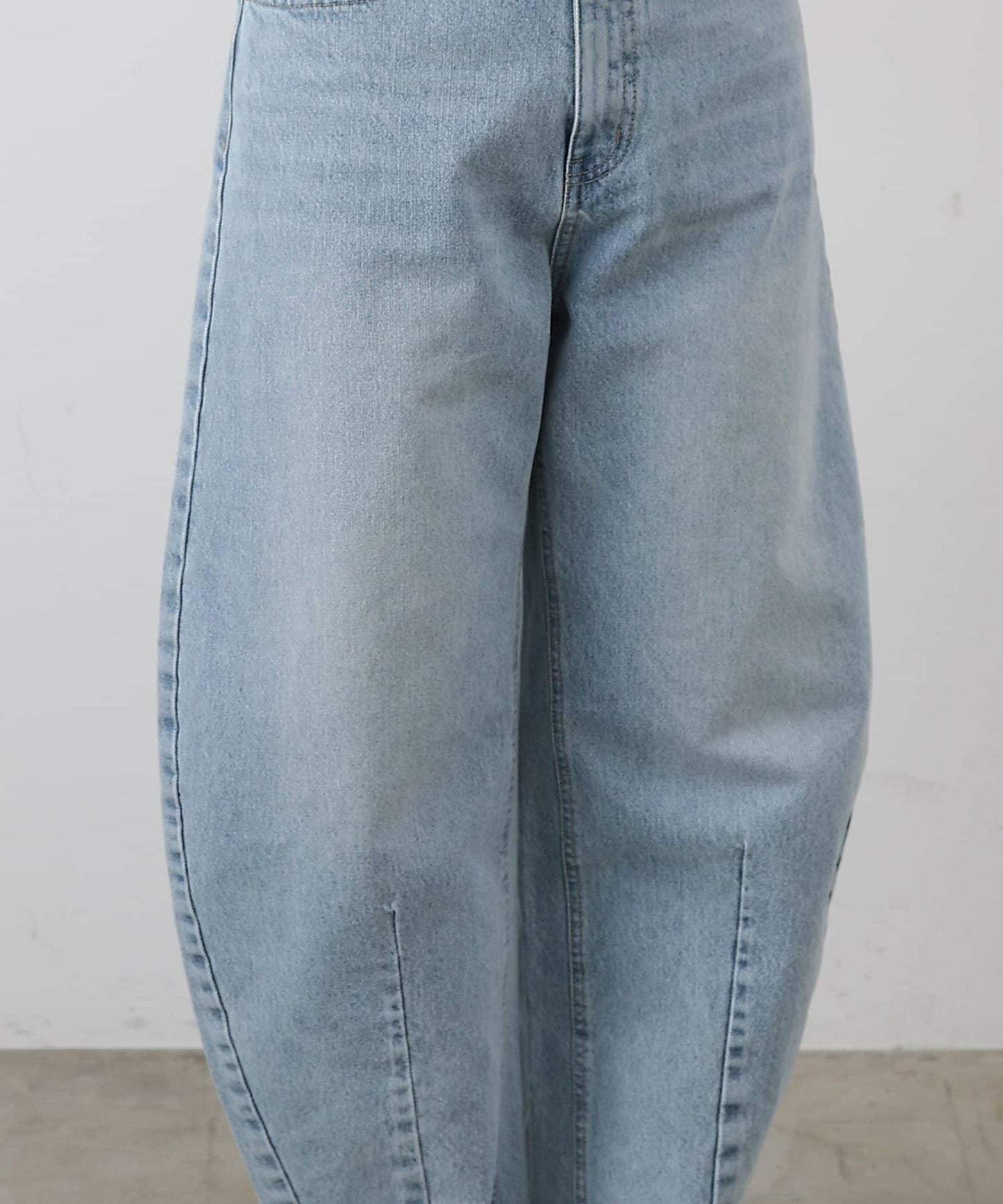 【復刻】弧形牛仔褲