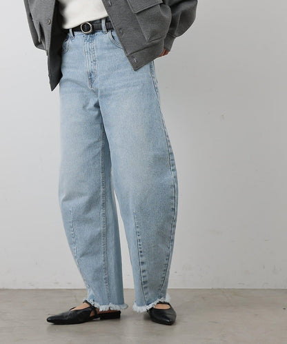 【復刻】弧形牛仔褲