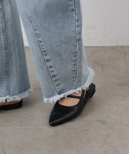 【復刻】弧形牛仔褲