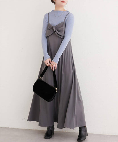 菱形圖案高領羅紋針織衫