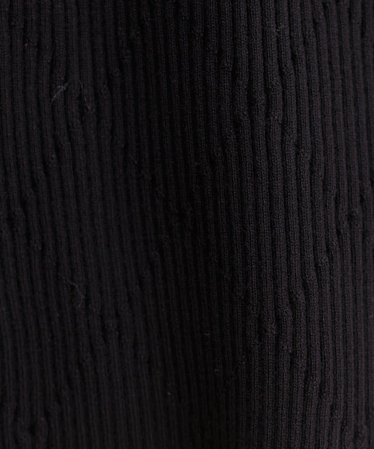 菱形圖案高領羅紋針織衫