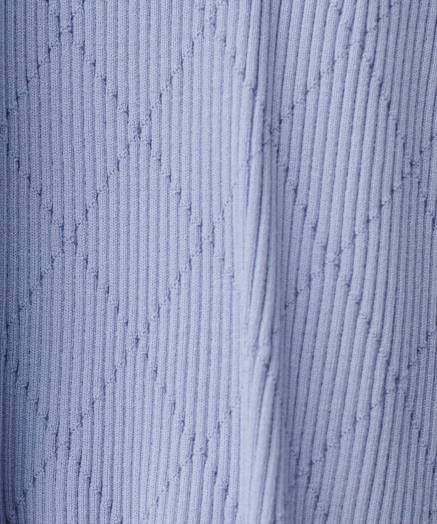 菱形圖案高領羅紋針織衫