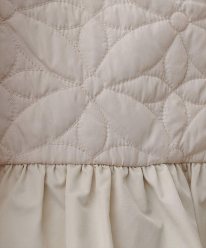 花卉絎縫荷葉邊短外套