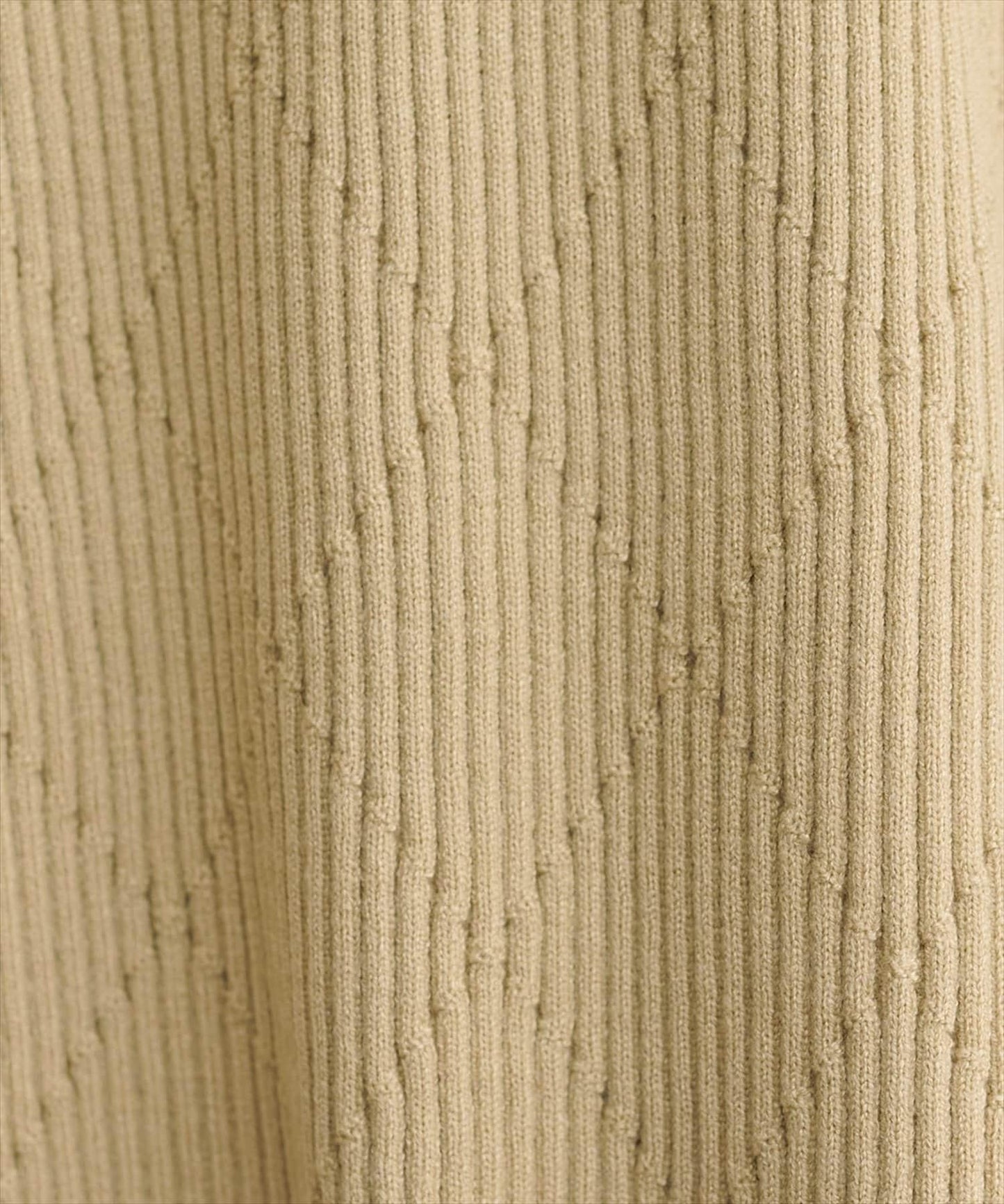 菱形圖案高領羅紋針織衫