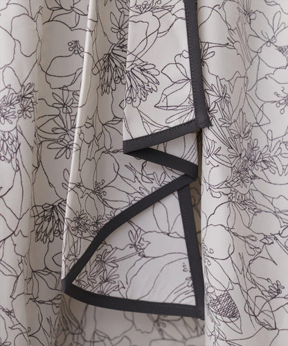 拼色蝴蝶結兩穿襯衫