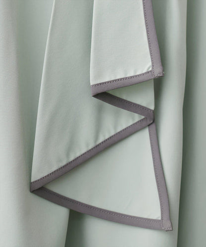 拼色蝴蝶結兩穿襯衫