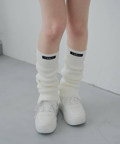 羅紋長款護腿襪