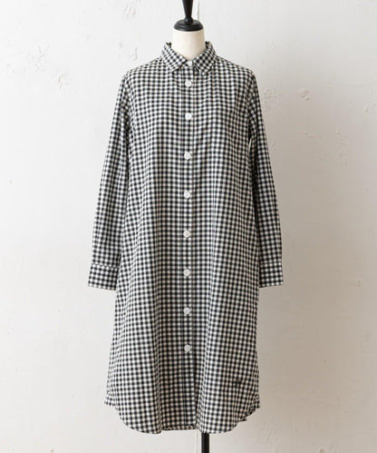 格紋襯衫連衣裙