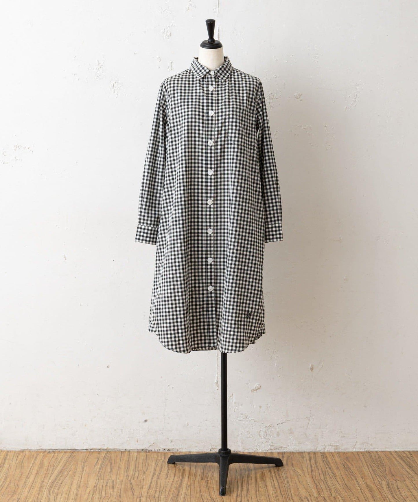 格紋襯衫連衣裙