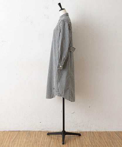 格紋襯衫連衣裙