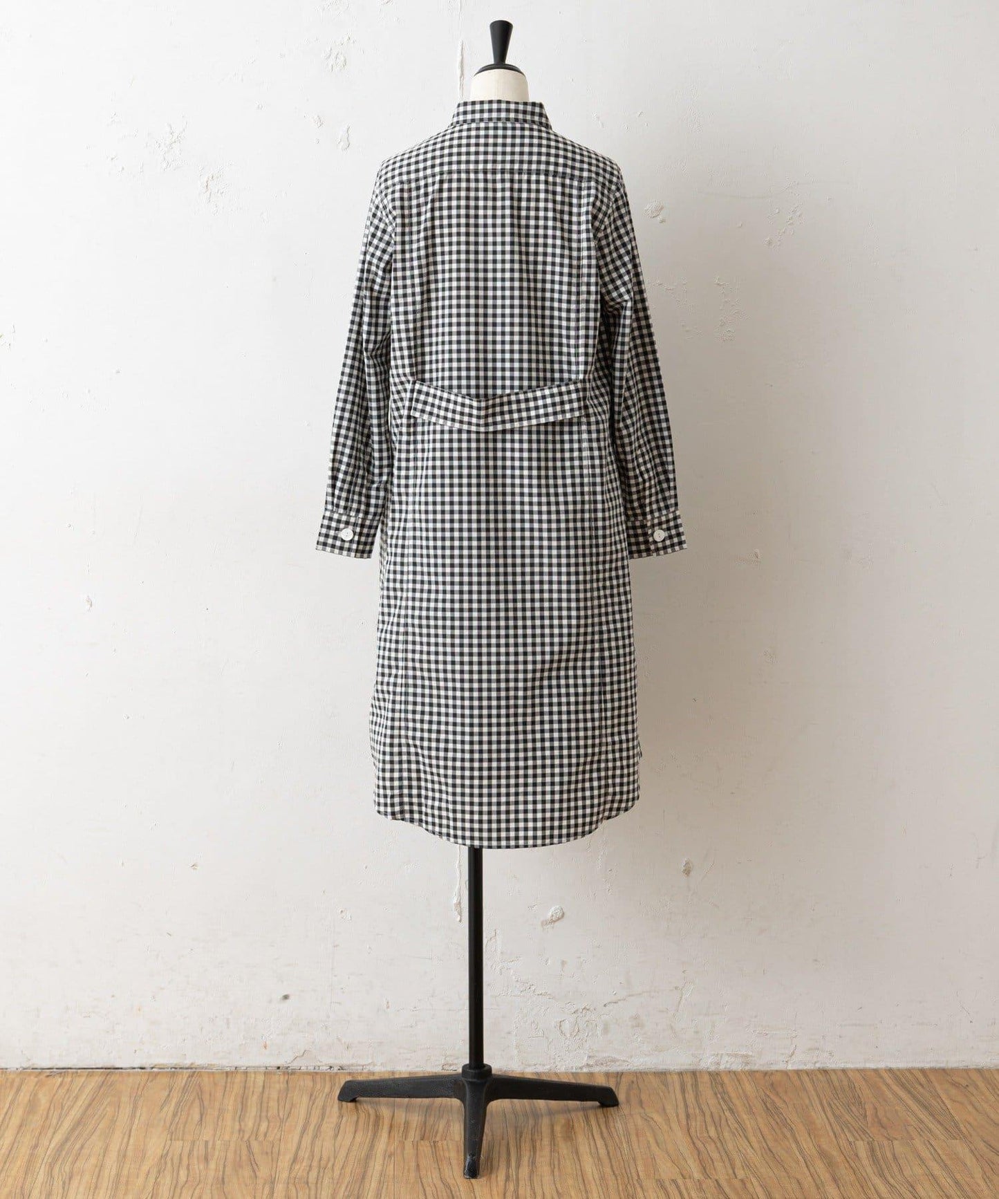 格紋襯衫連衣裙