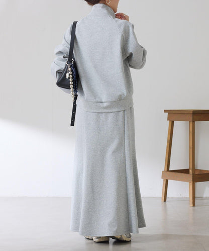 【舒適/百搭】不對稱半拉鍊套裝