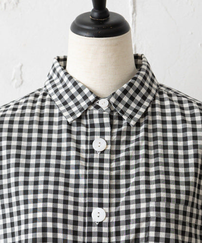 格紋襯衫連衣裙