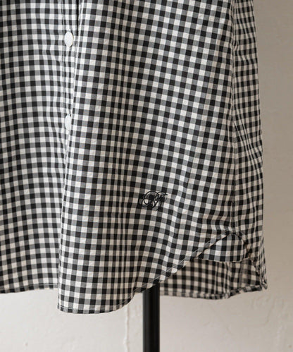 格紋襯衫連衣裙