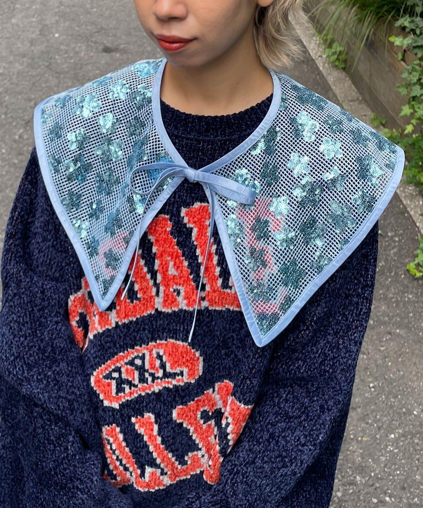 【Ciaopanic】H.S亮片裝飾領飾