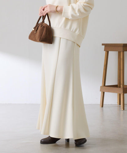 【舒適/百搭】不對稱半拉鍊套裝