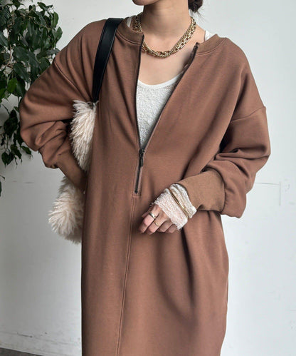 加絨衛衣連衣裙