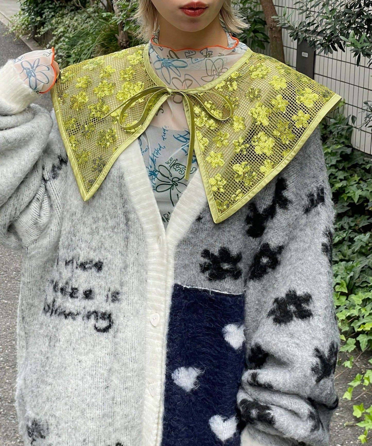 【Ciaopanic】H.S亮片裝飾領飾