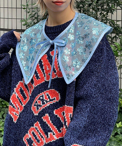 【Ciaopanic】H.S亮片裝飾領飾