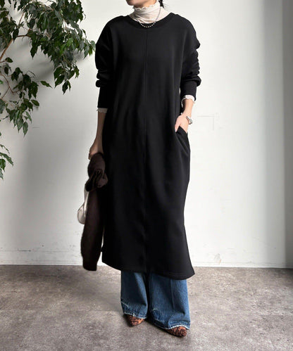 加絨衛衣連衣裙