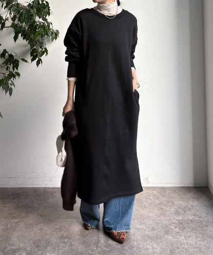 加絨衛衣連衣裙