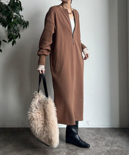 加絨衛衣連衣裙