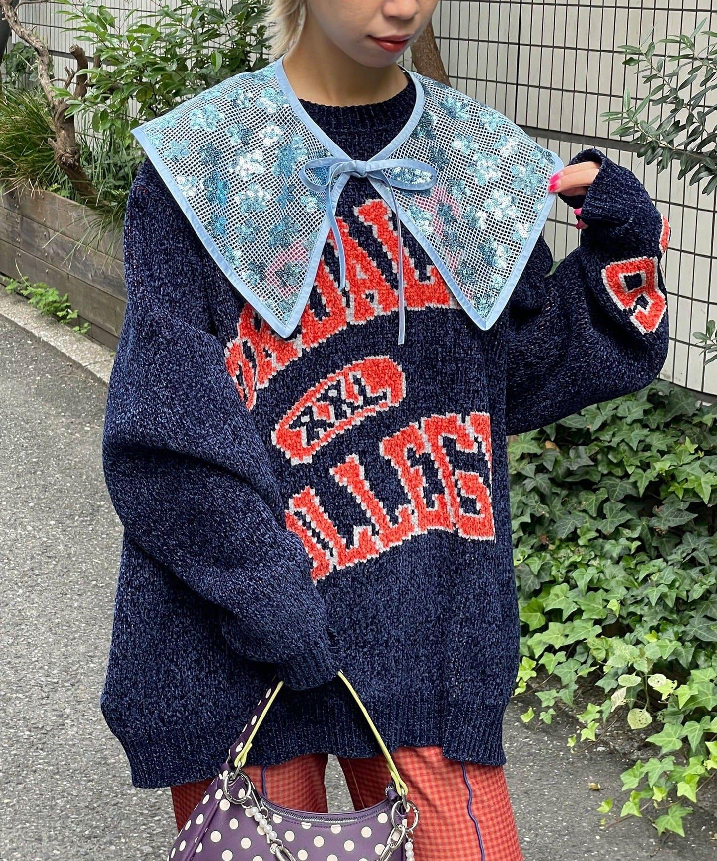 【Ciaopanic】H.S亮片裝飾領飾