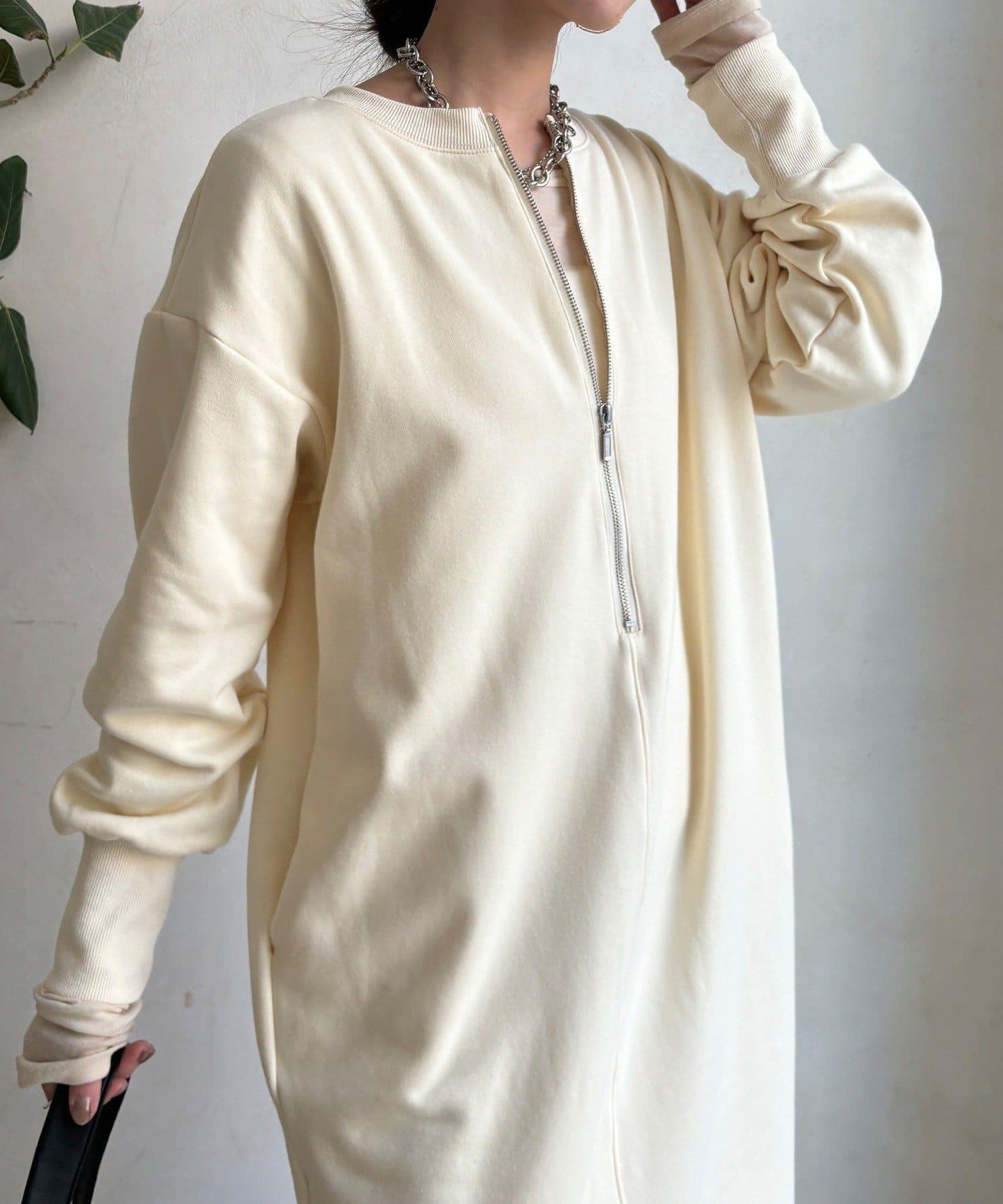 加絨衛衣連衣裙