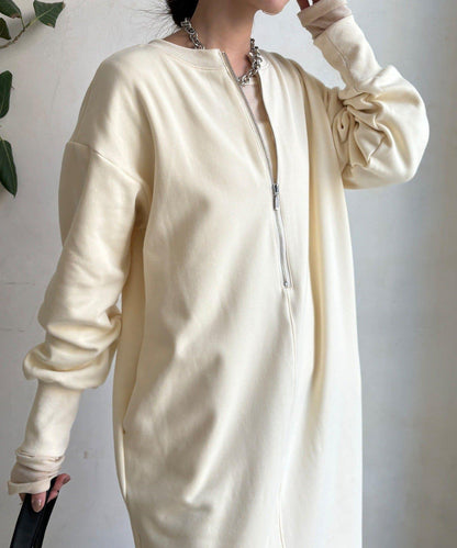 加絨衛衣連衣裙